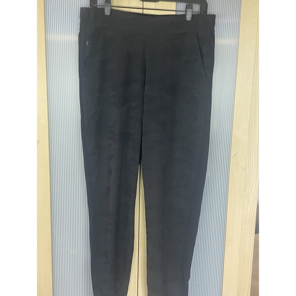 Athleta Women's Brooklyn Jogger Pants Sz 10 L Black Pockets Yoga Running Outdoor